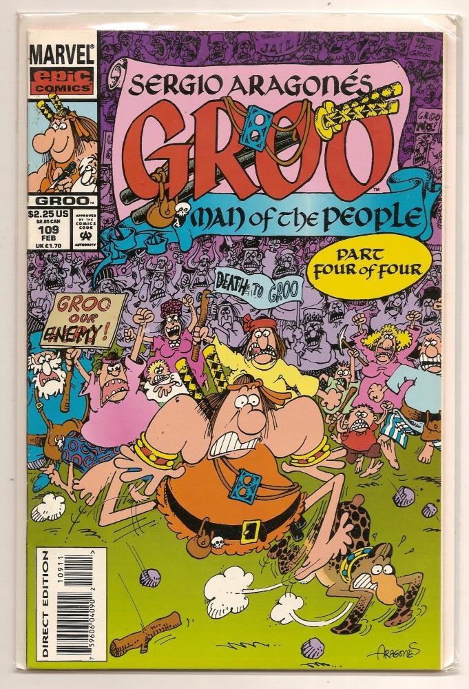 Marvel Comics Sergio Aragons Groo Wanderer #108 Feb 1994 Marvel Comics