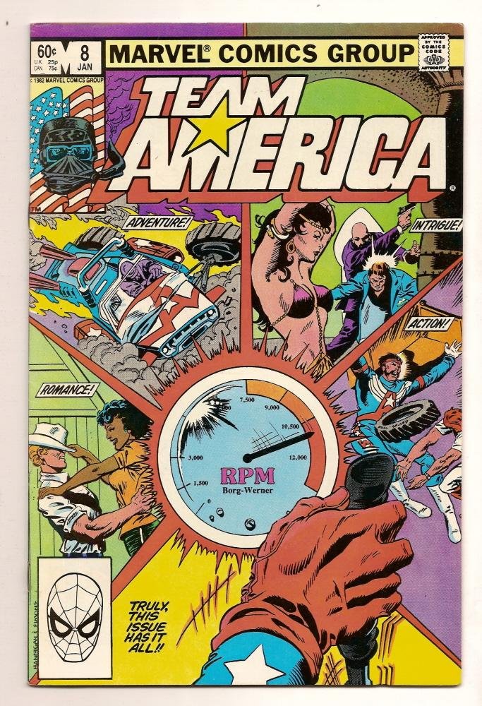 Team America #8 Jan 1983 Marvel Comics
