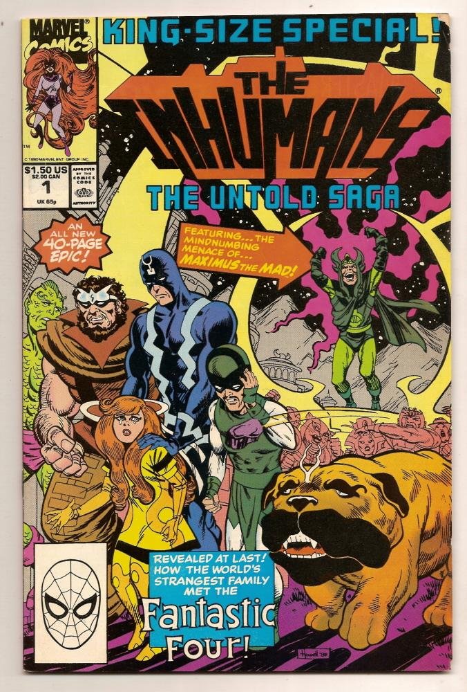 The Inhumans Special #1 Untold Saga 1990 Marvel Comics