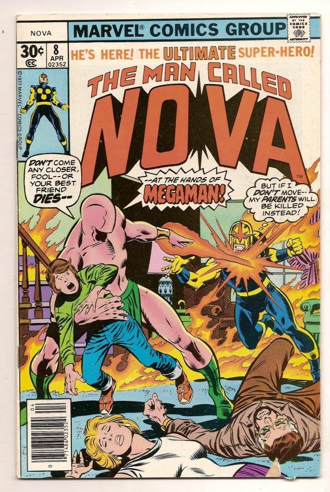 THE MAN CALLED NOVA #8 APR 1977 Marvel Comics