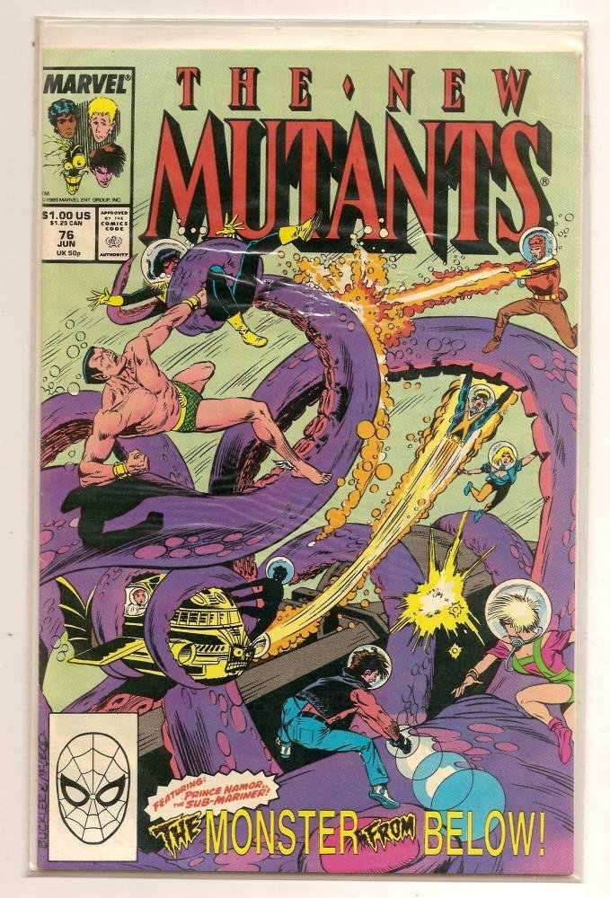 The New Mutants #76 1989 Marvel Comics