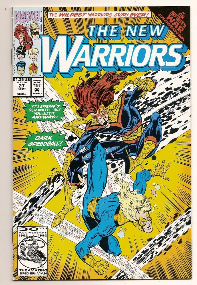 The NEW WARRIORS #37 July 1993 Marvel Comics