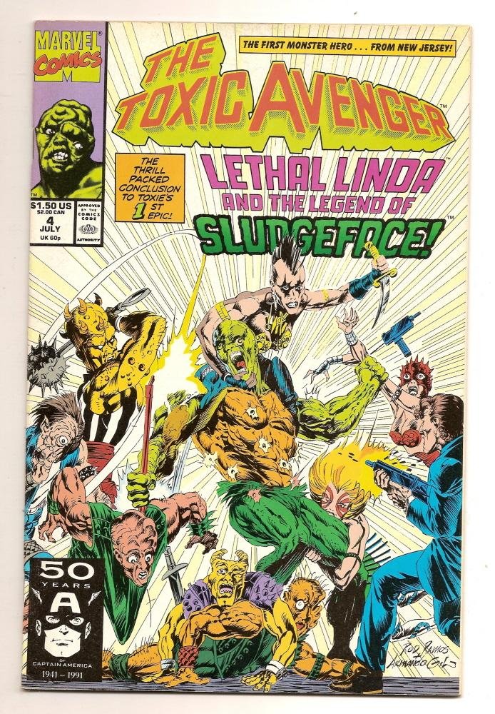 The Toxic Avenger #4 1987 Marvel Comics