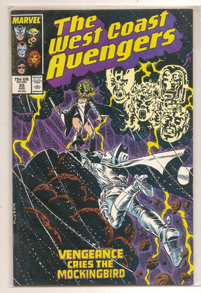 The West Coast Avengers #23 August 1987 Marvel Comics