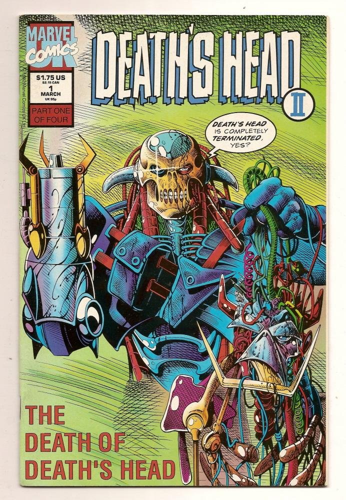 DEATH'S HEAD 2 #1 March 1992 Marvel Comics