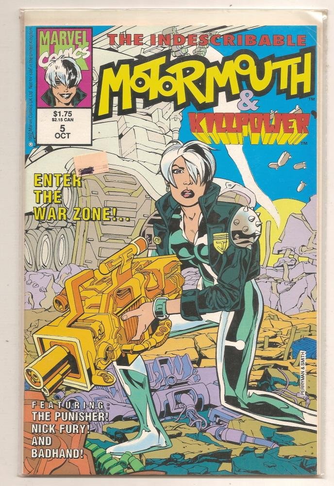 MOTORMOUTH & KILLPOWER #5 Oct 1992 Marvel Comics