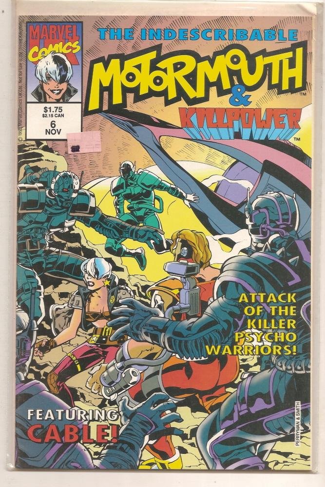 MOTORMOUTH & KILLPOWER #6 Nov 1992 Marvel Comics