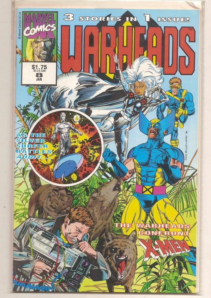 WARHEADS #8 Jan 1993 Marvel Comics