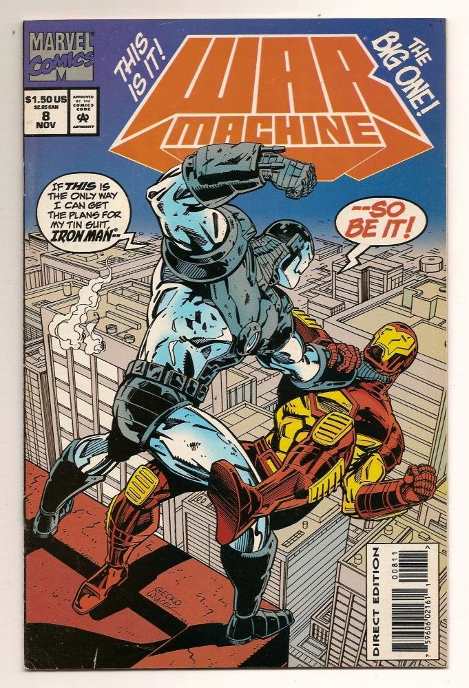 War Machine #8 nov 1994 Marvel Comics