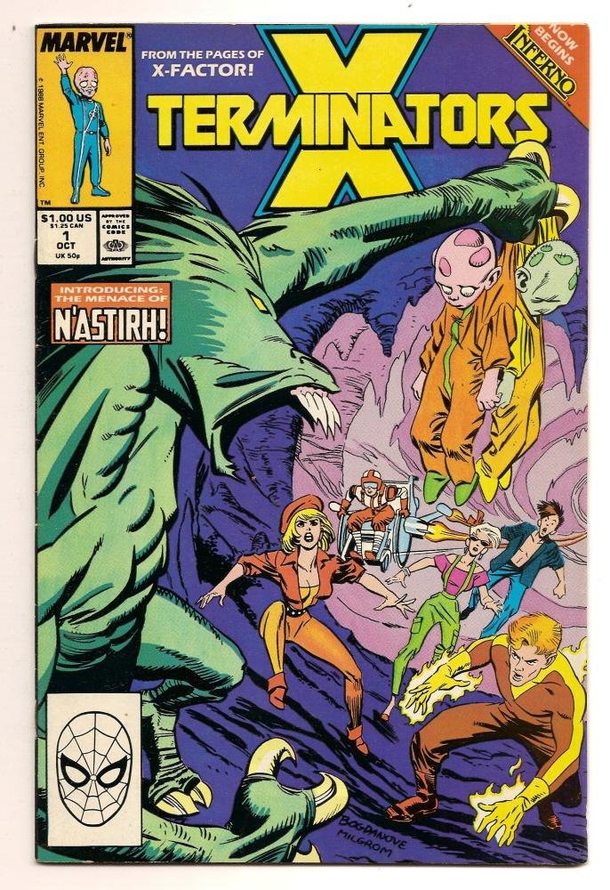 X Termnators #1 Oct 1987 Marvel Comics