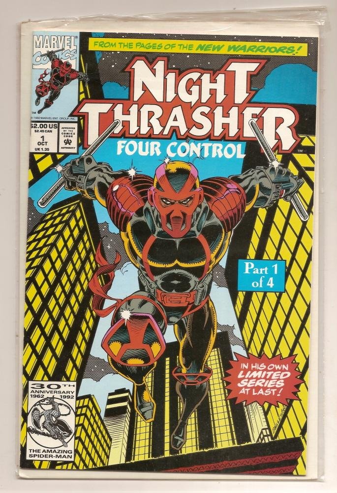 Night Thrasher Four Control #1 - Marvel Comics part 1 of 4 Marvel Comics