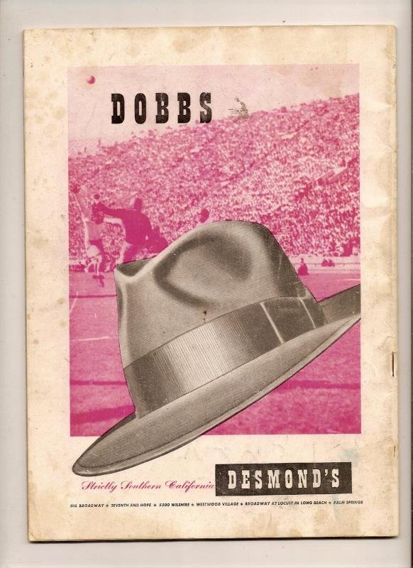 Image 1 of 1947 Rose Bowl Game Program UCLA Illinois RARE