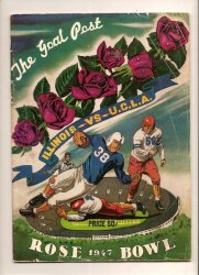 1947 Rose Bowl Game Program UCLA Illinois RARE
