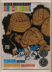 1969 Gator Bowl Game Program Florida Tennessee
