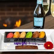 French Macarons and Chilled Champagne