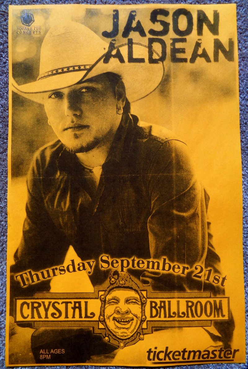 Image 0 of Aldean JASON ALDEAN 2006 Gig POSTER Portland Oregon Concert  