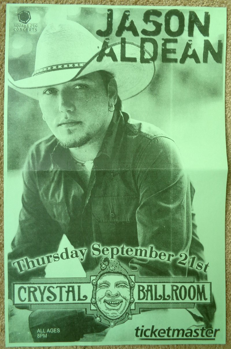 Image 0 of Aldean JASON ALDEAN 2006 Gig POSTER Portland Oregon Concert  