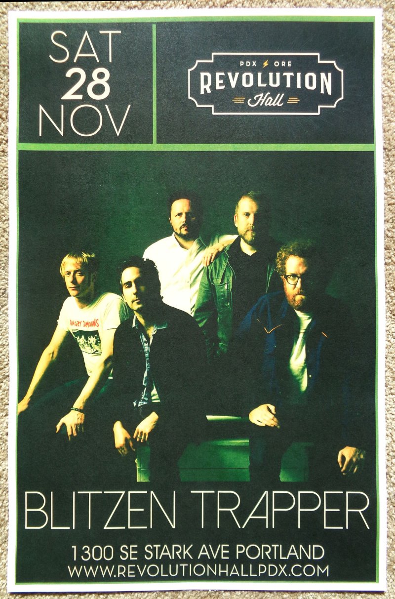 Image 0 of BLITZEN TRAPPER 2015 Gig POSTER Portland Oregon Concert