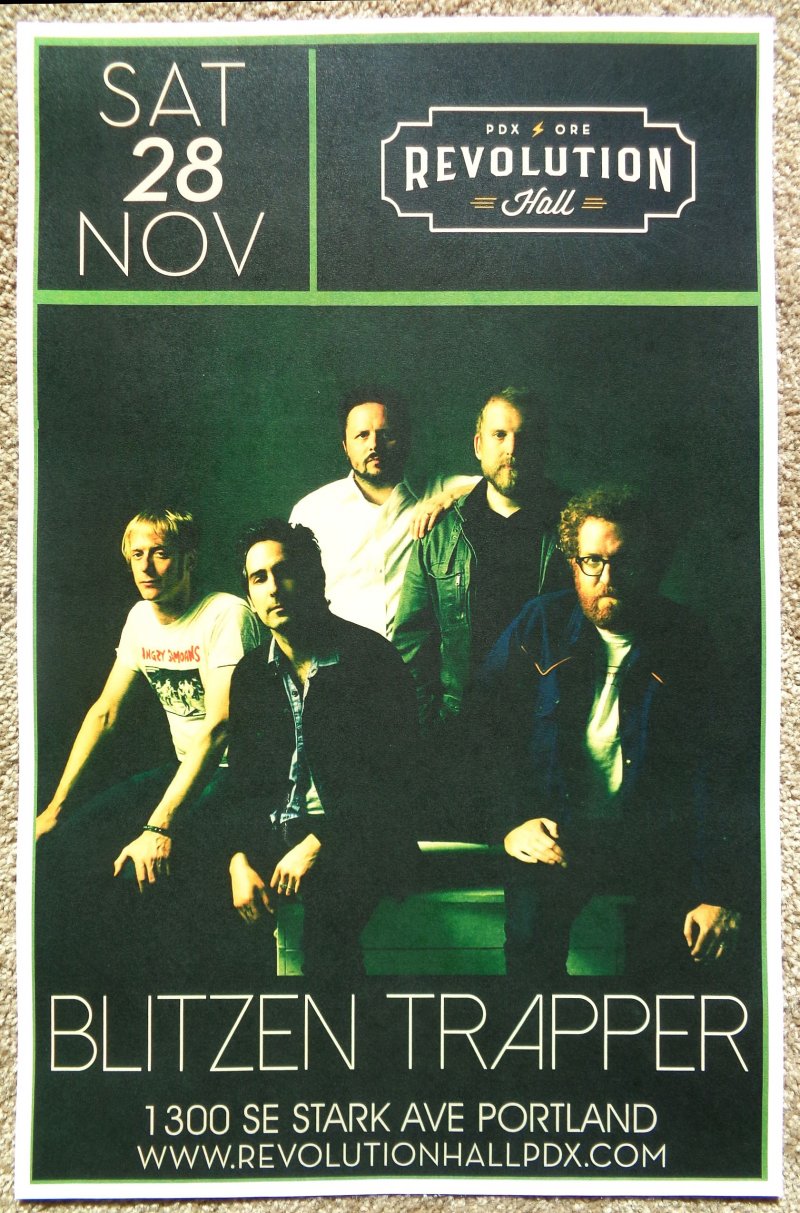 Image 0 of BLITZEN TRAPPER 2015 Gig POSTER Portland Oregon Concert