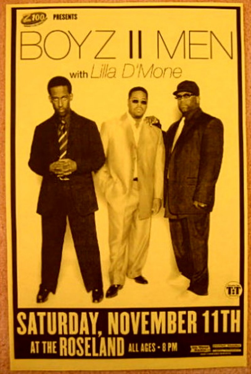 BOYZ II MEN 2006 Gig POSTER Portland Oregon Concert