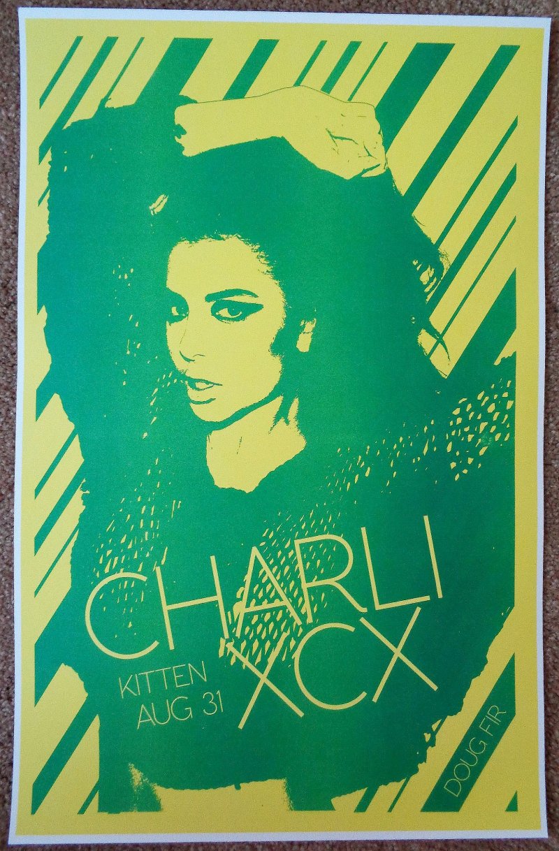 Image 0 of CHARLI XCX 2013 Gig POSTER Portland Oregon Concert
