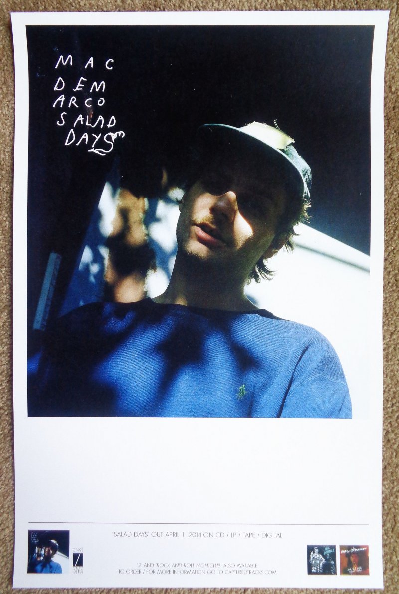 DeMarco MAC DEMARCO Album POSTER Salad Days