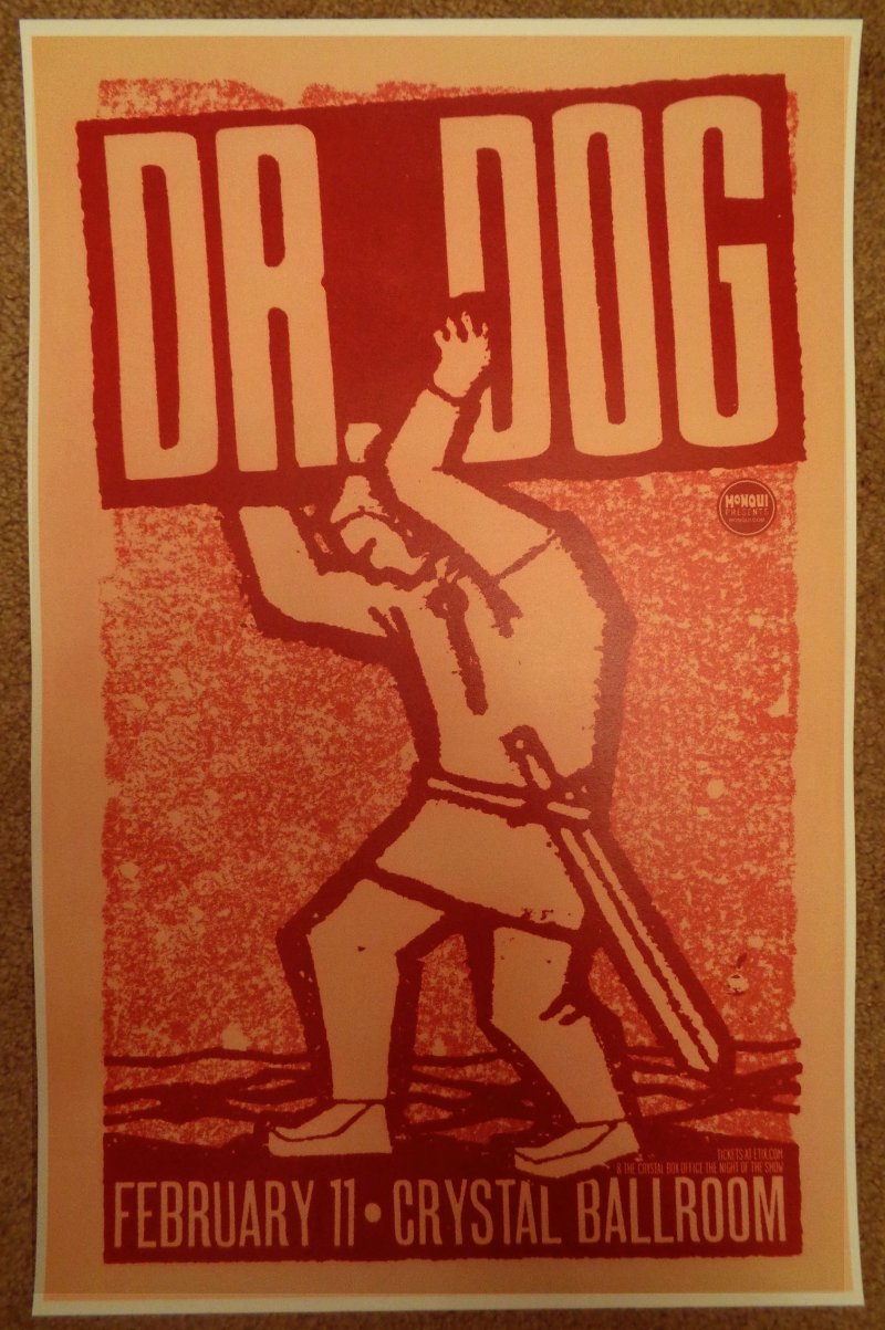 Image 0 of DR. DOG 2015 Gig POSTER Portland Oregon Concert