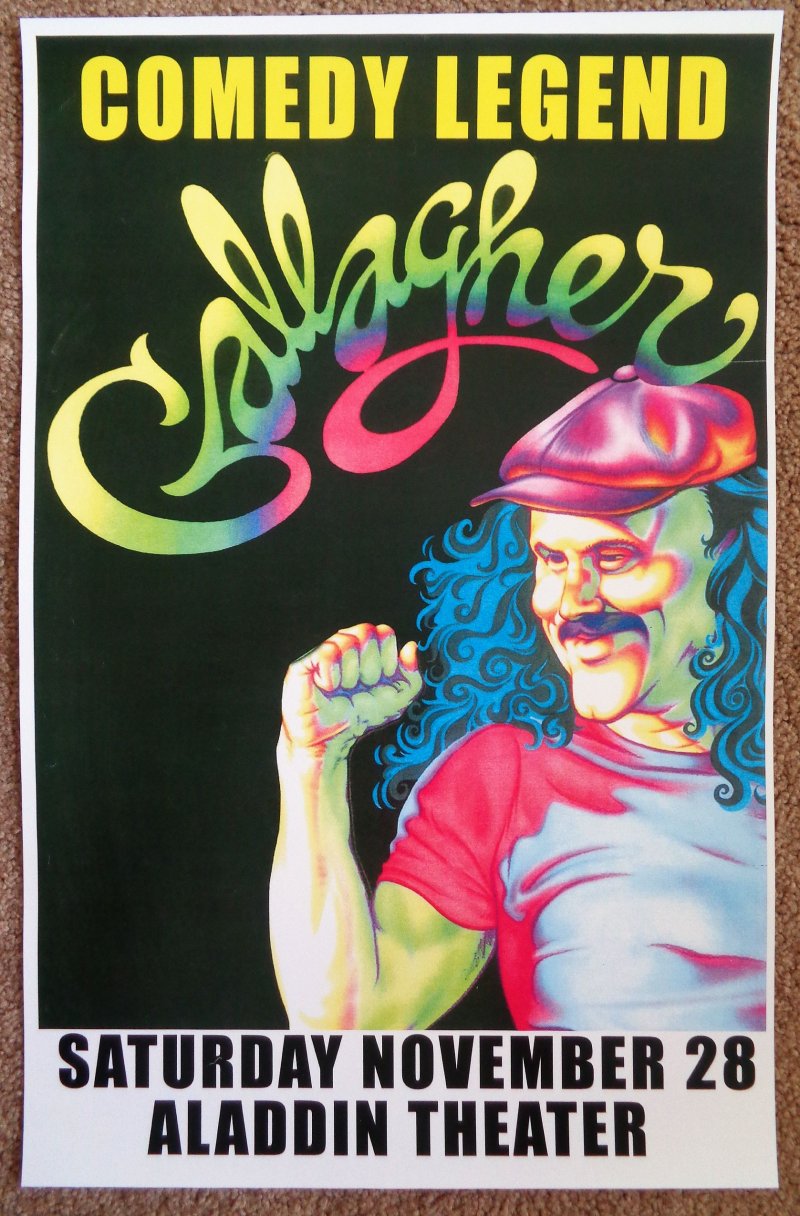 Image 0 of GALLAGHER Comedian 2009 Gig POSTER Portland Oregon Comedy 