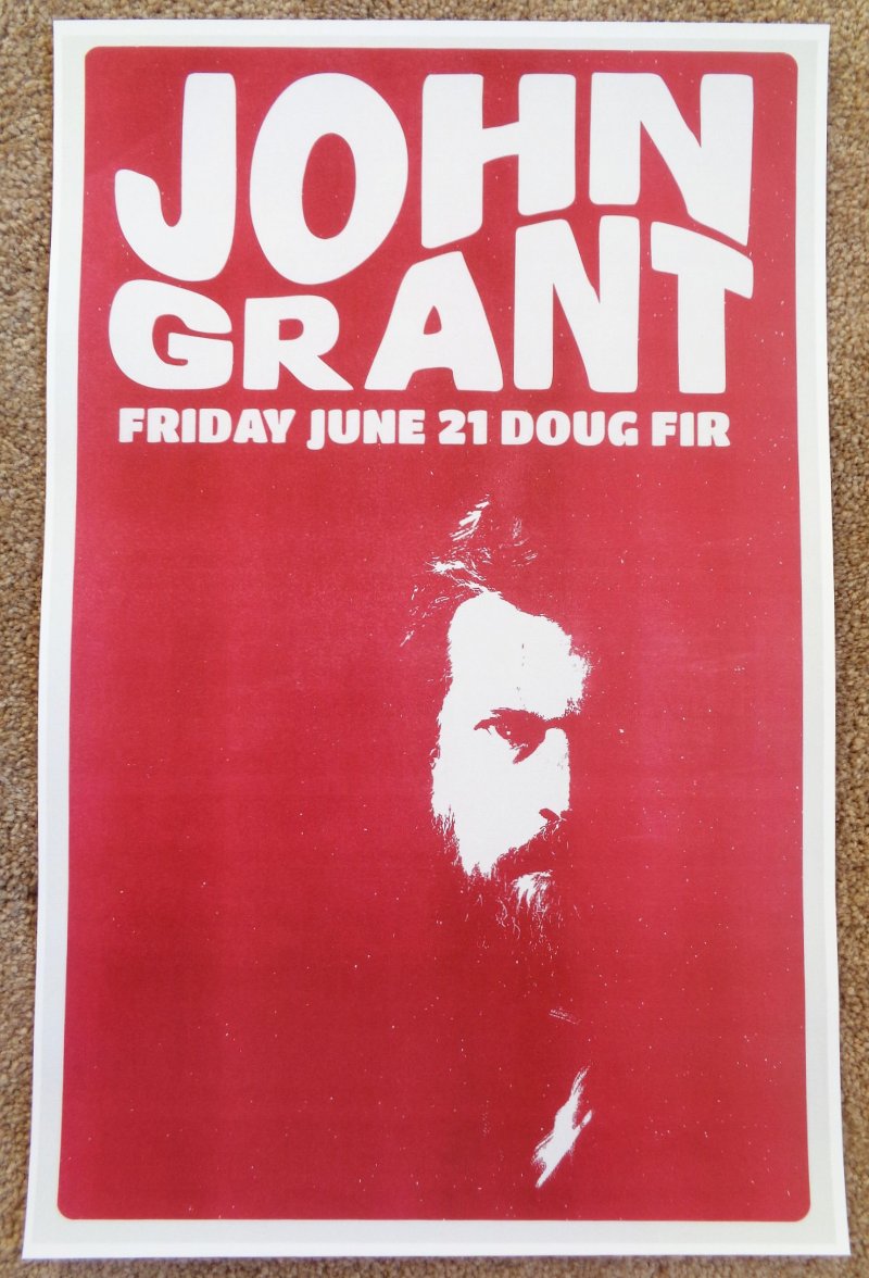 Image 0 of Grant JOHN GRANT of THE CZARS 2013 POSTER Gig Portland Oregon Concert