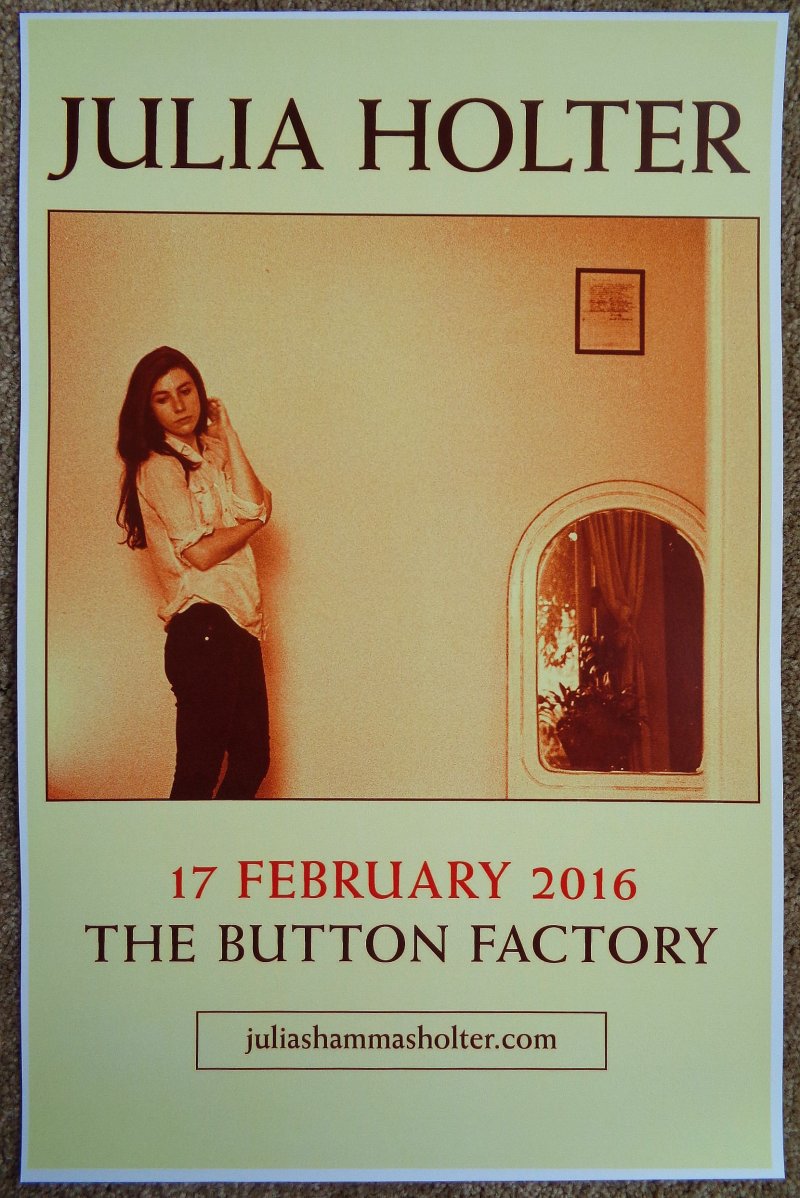 Image 0 of Holter JULIA HOLTER 2016 Gig POSTER Dublin Ireland Concert