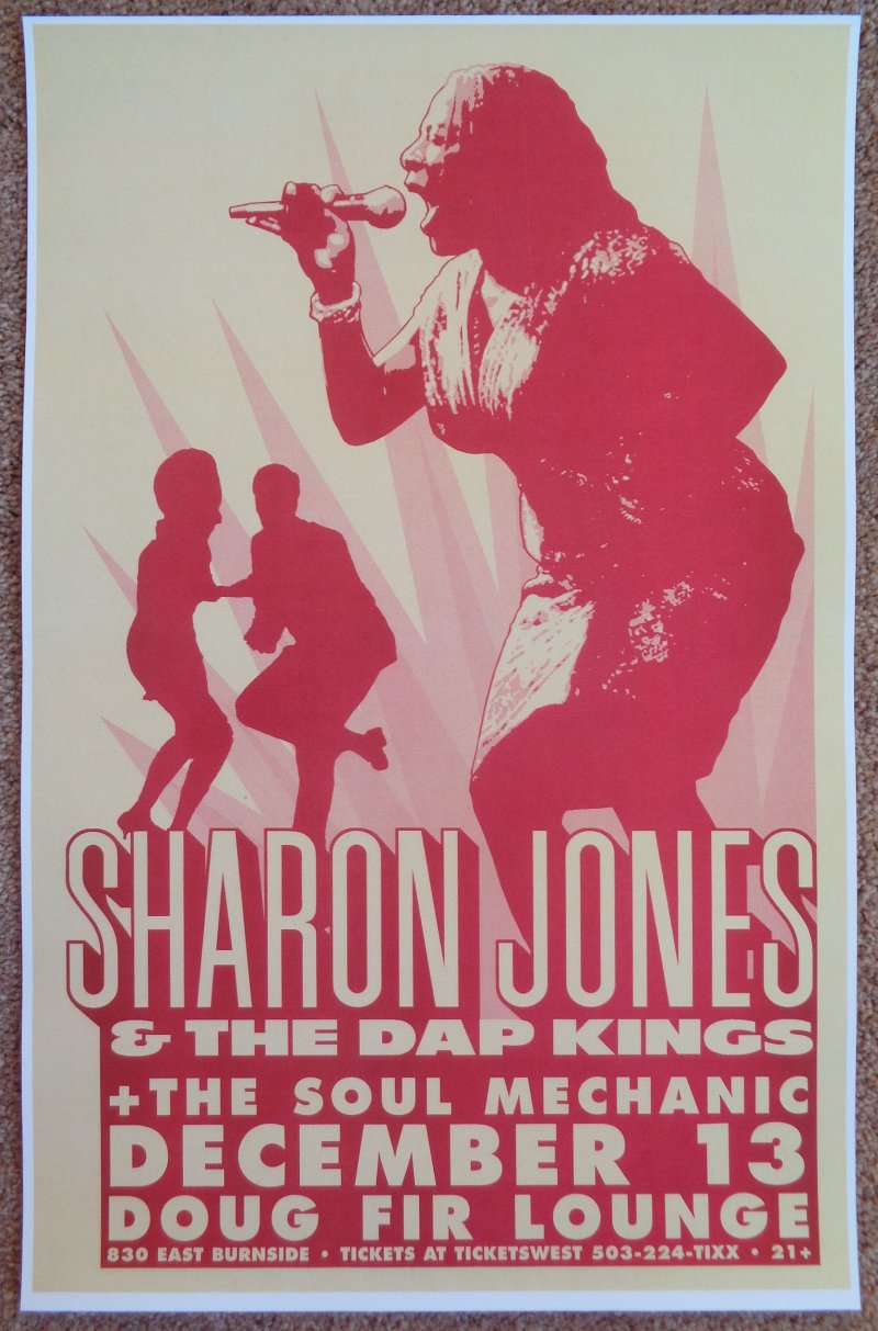 Image 0 of Jones SHARON JONES & THE DAP KINGS 2005 Gig POSTER Portland Oregon Concert 