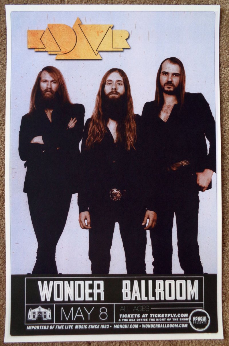 Image 0 of KADAVAR 2014 Gig POSTER Portland Oregon Concert Abra Kadavar