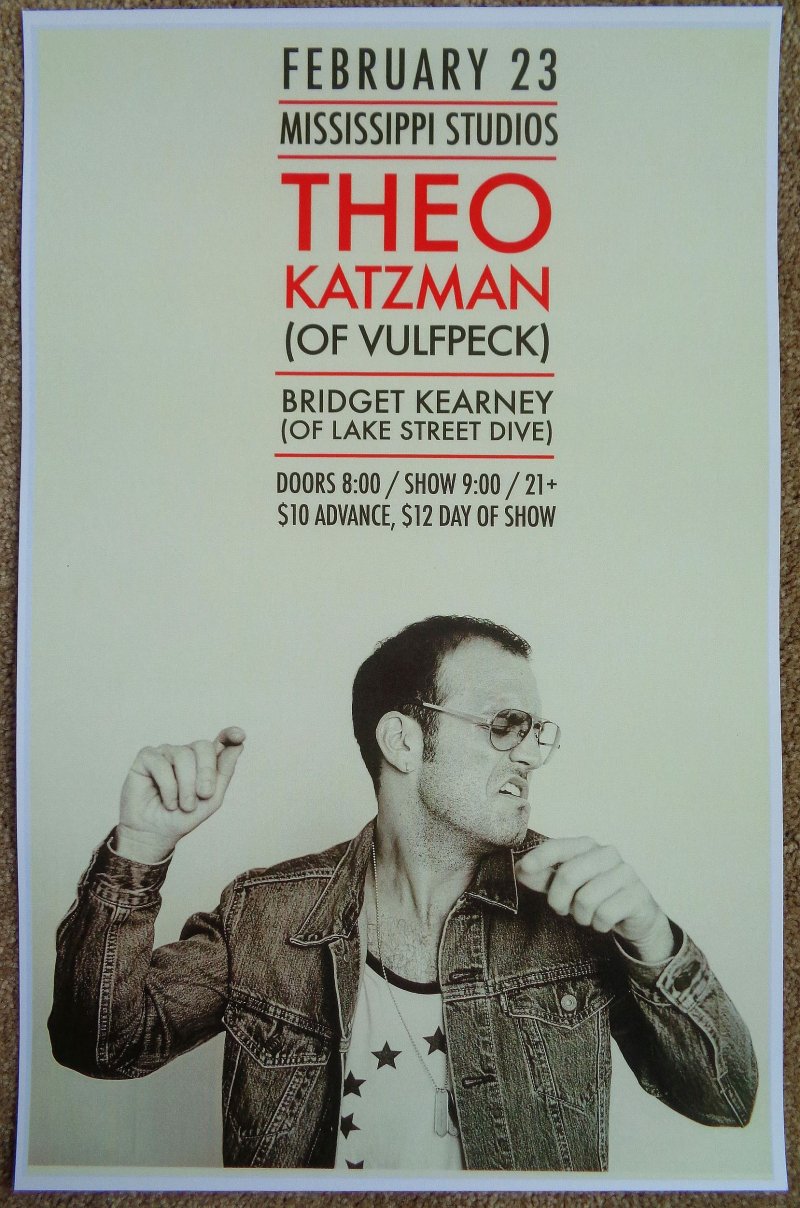 Image 0 of Katzman THEO KATZMAN 2018 VULFPECK POSTER Gig Portland Oregon Concert