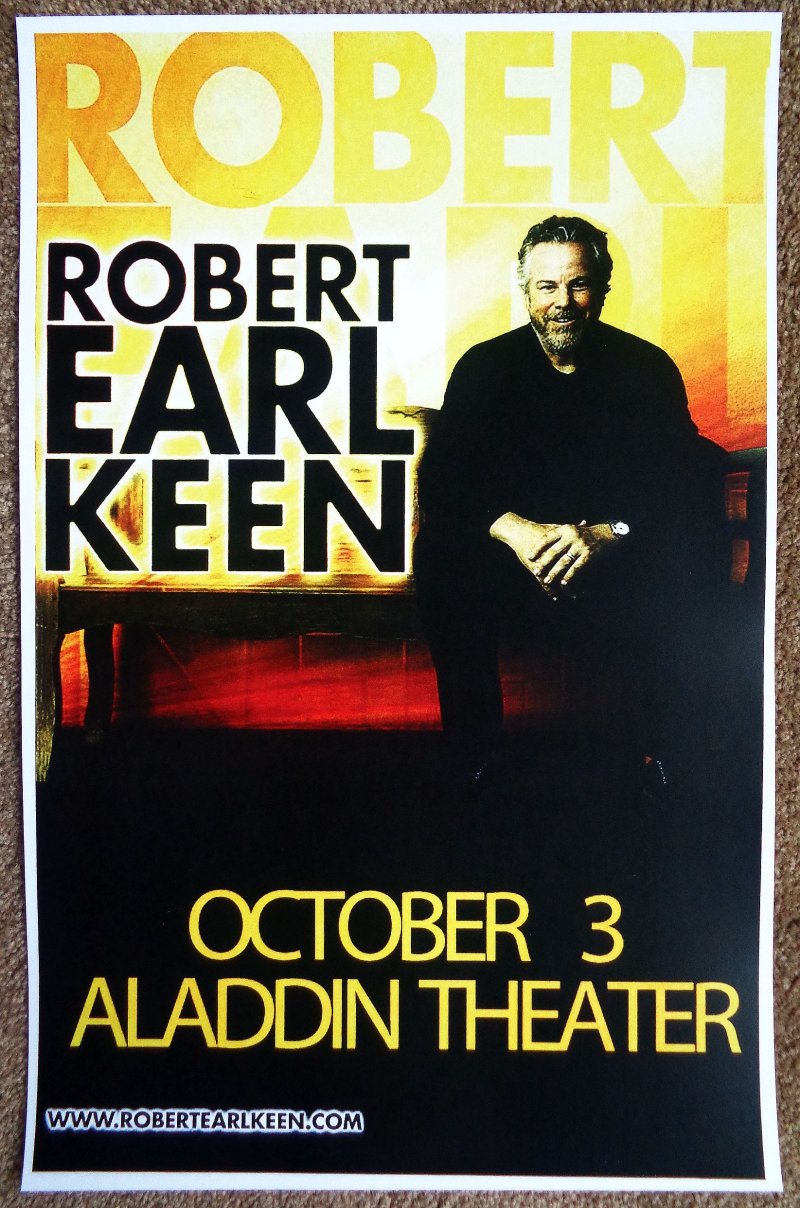 Image 0 of Keen ROBERT EARL KEEN 2013 Gig POSTER Portland Oregon Concert