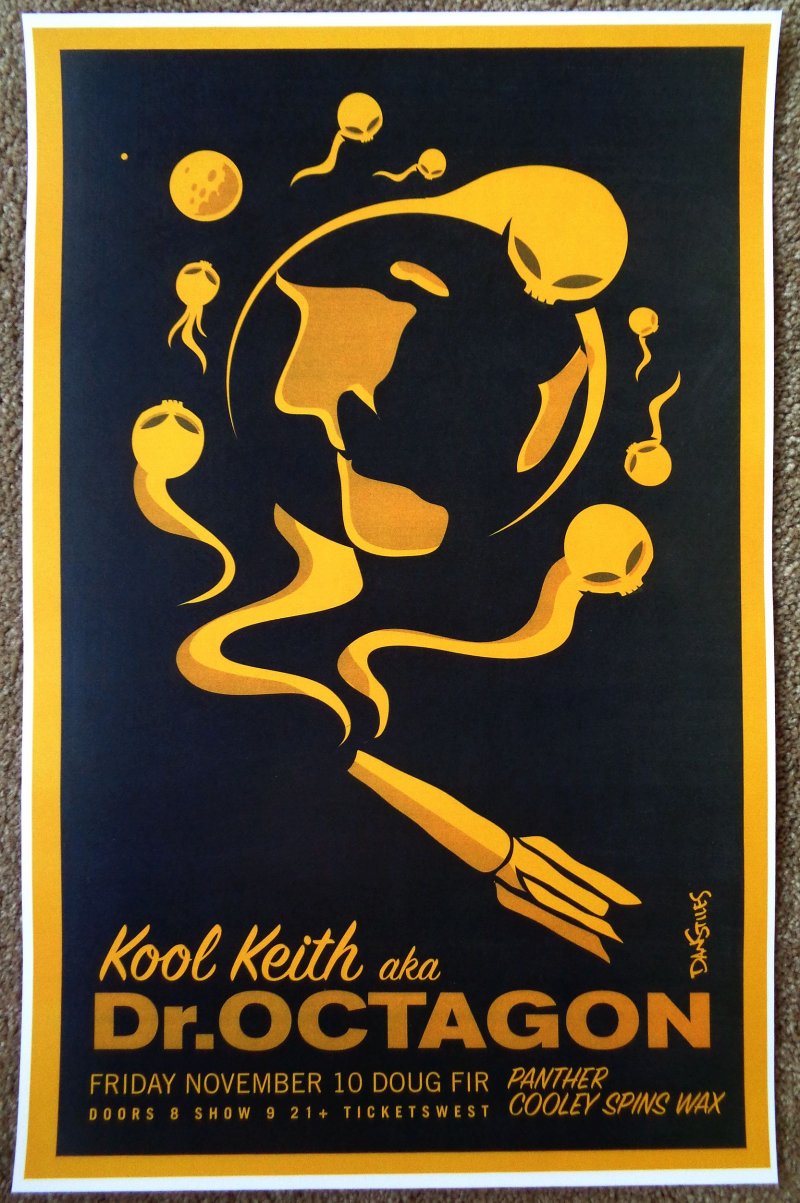 Image 0 of KOOL KEITH 2006 Gig POSTER Portland Oregon Concert 