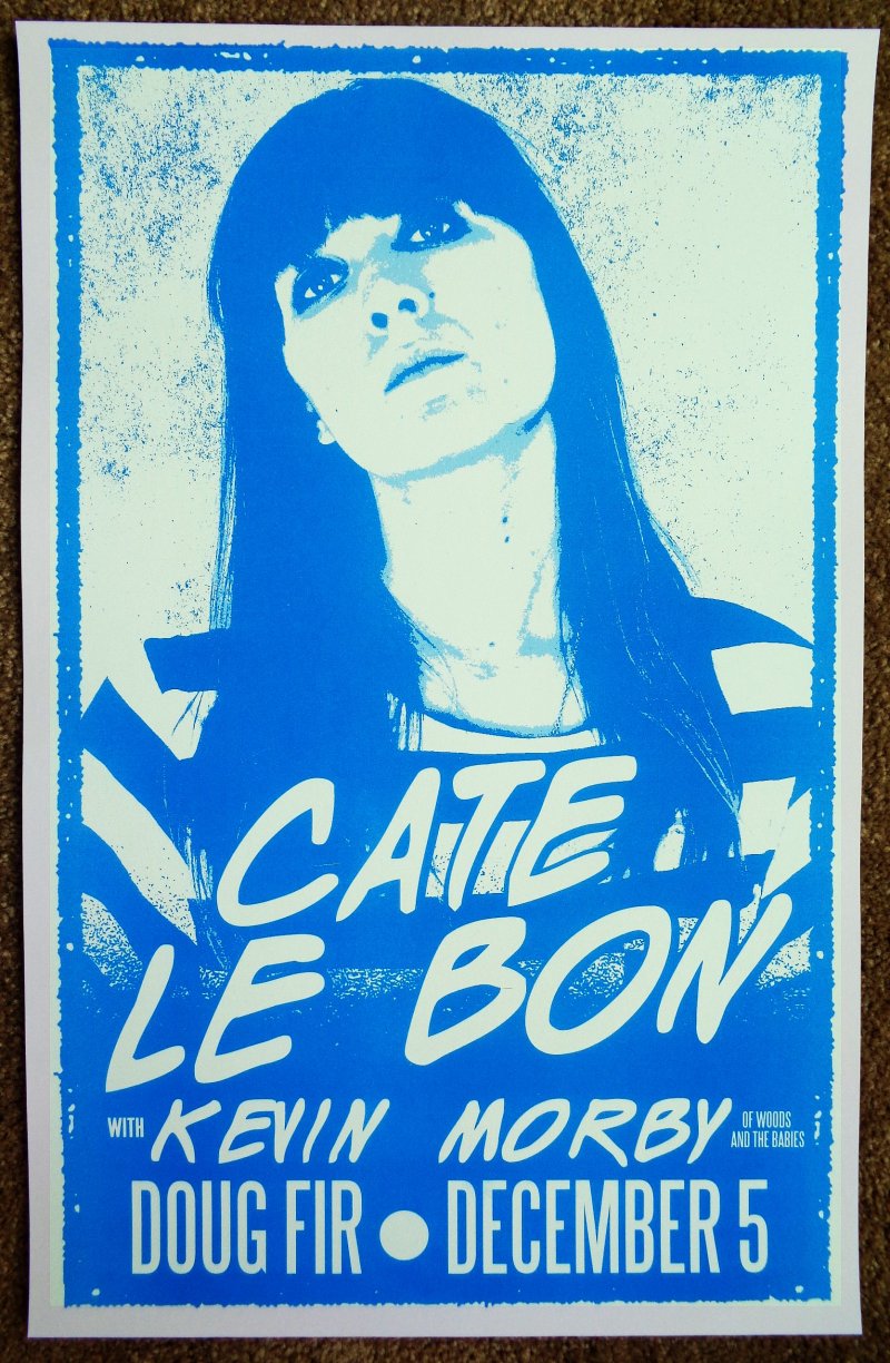 Image 0 of Le Bon CATE LE BON 2013 Gig POSTER Portland Oregon Concert  