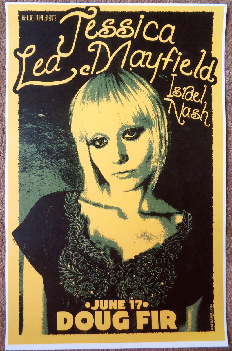 Image 0 of Mayfield JESSICA LEA MAYFIELD 2014 Gig POSTER Portland Oregon Concert