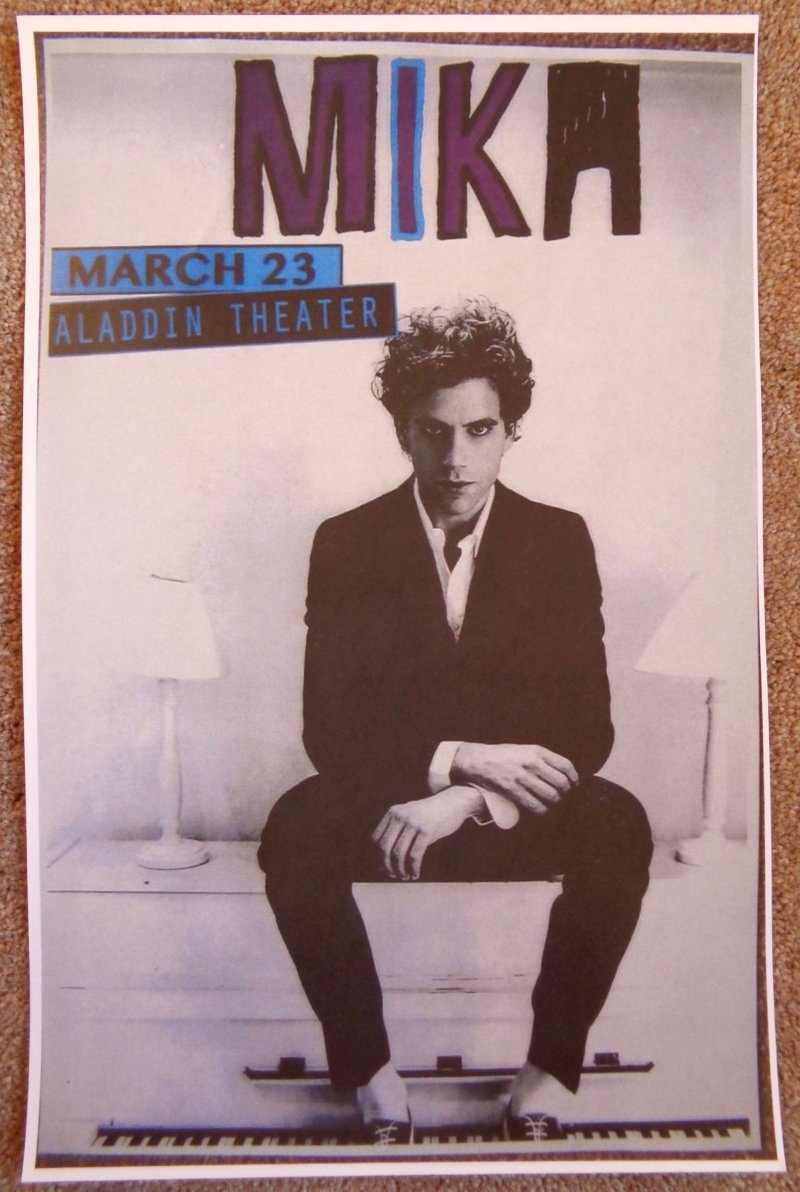 Image 0 of MIKA 2013 Gig POSTER Portland Oregon Concert