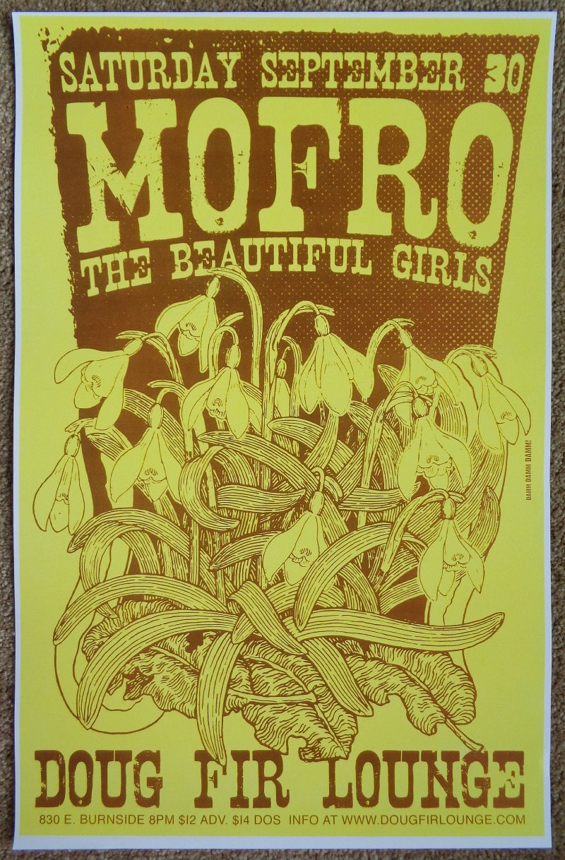 Image 0 of MOFRO JJ Grey 2006 Gig POSTER Portland Oregon Concert 