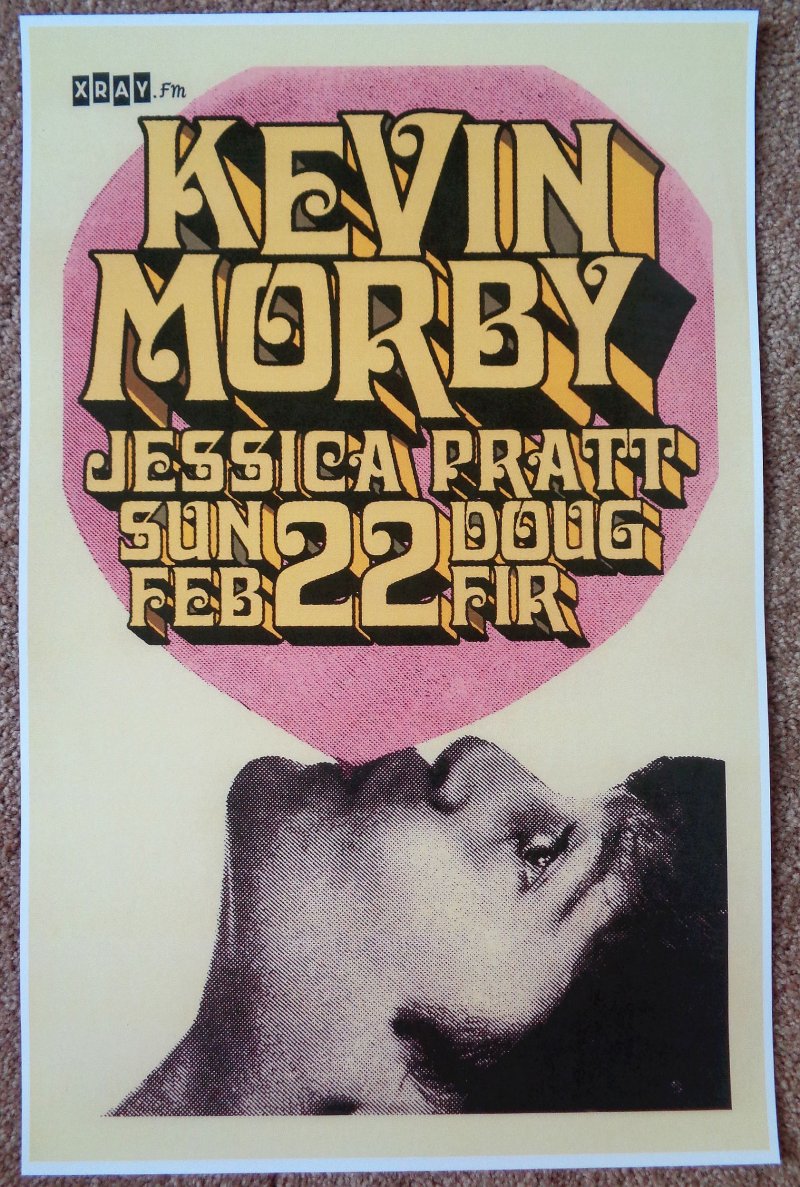 Image 0 of Morby KEVIN MORBY 2015 Gig POSTER Portland Oregon Concert