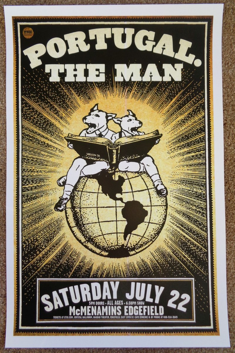 Image 0 of PORTUGAL THE MAN 2017 Gig POSTER Edgefield Portland Oregon Concert