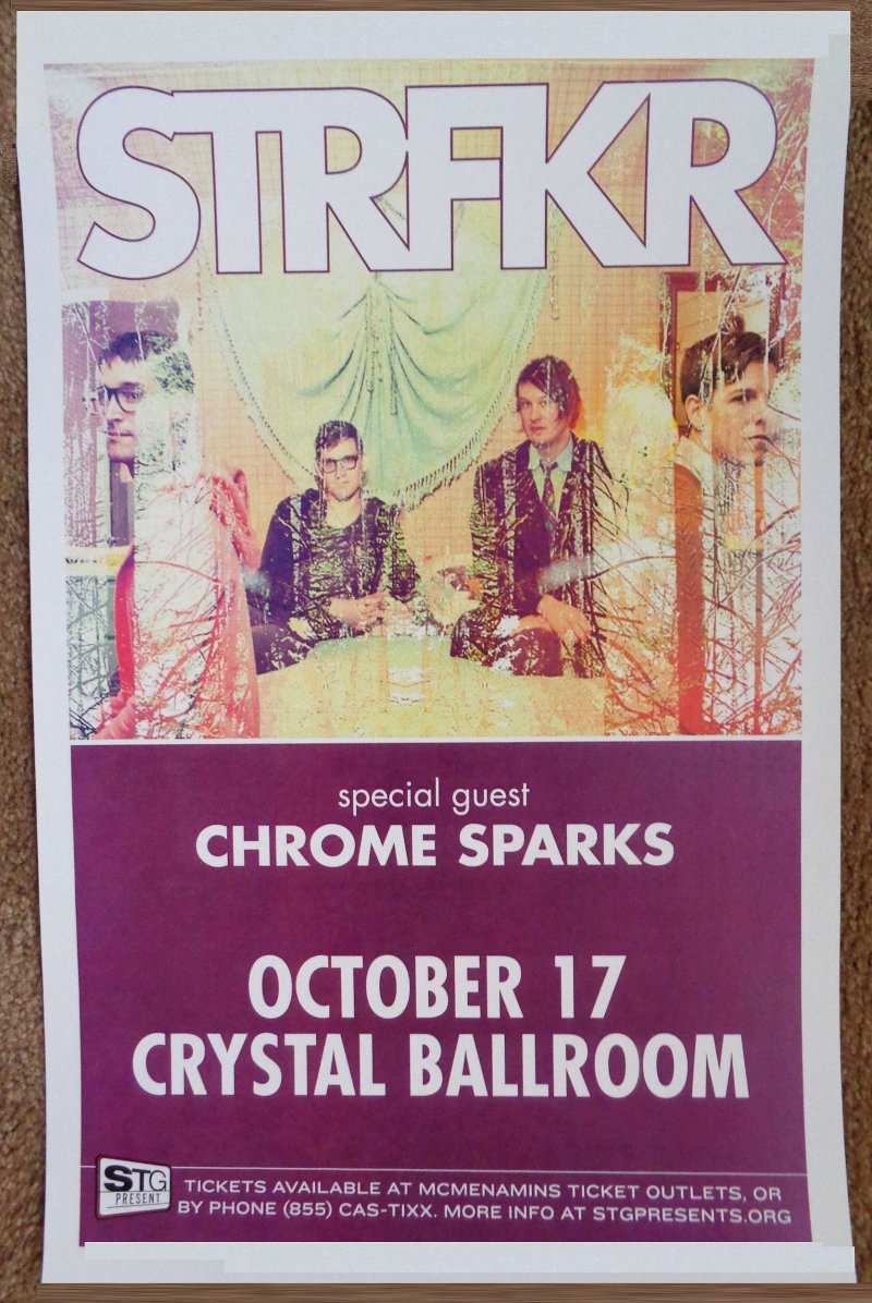 Image 0 of STRFKR 2013 Gig POSTER Portland Oregon Concert