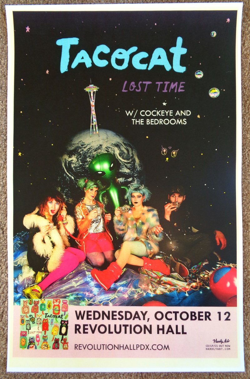 Image 0 of TACOCAT 2016 Gig POSTER Portland Oregon Concert