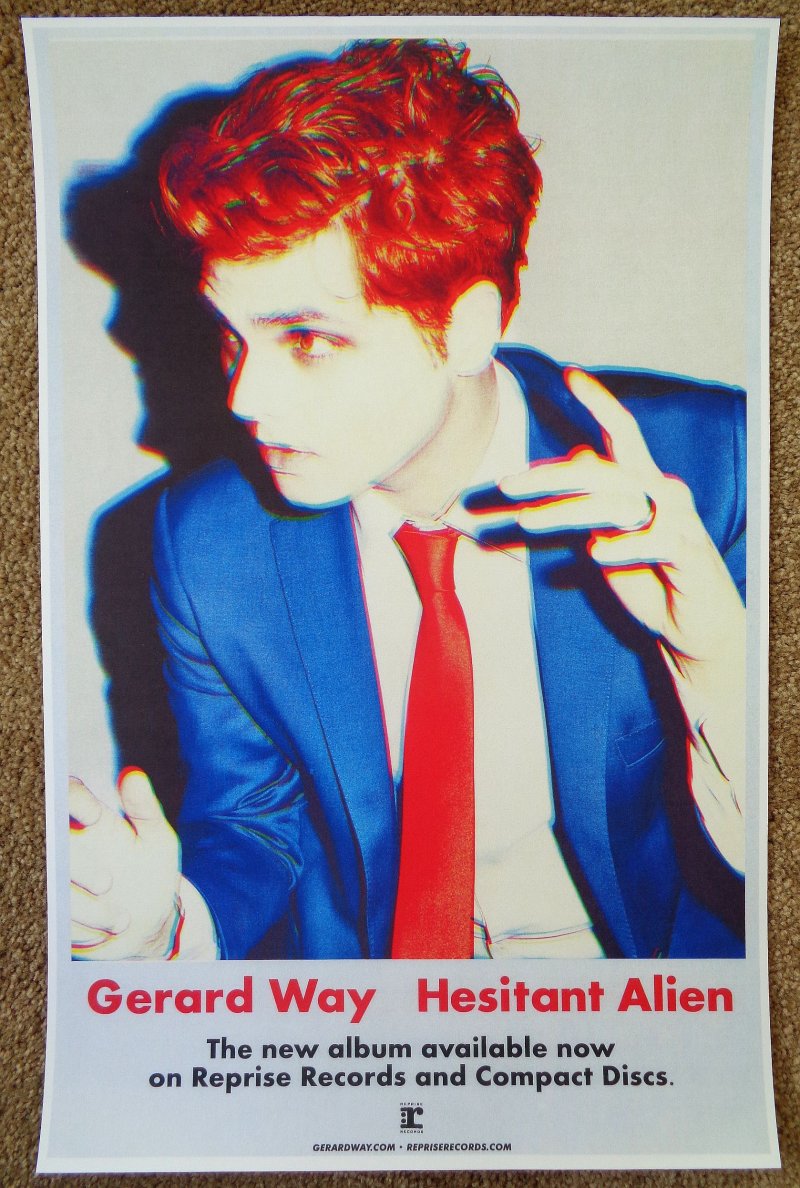 Image 0 of Way GERARD WAY Album POSTER Hesitant Alien MY CHEMICAL ROMANCE