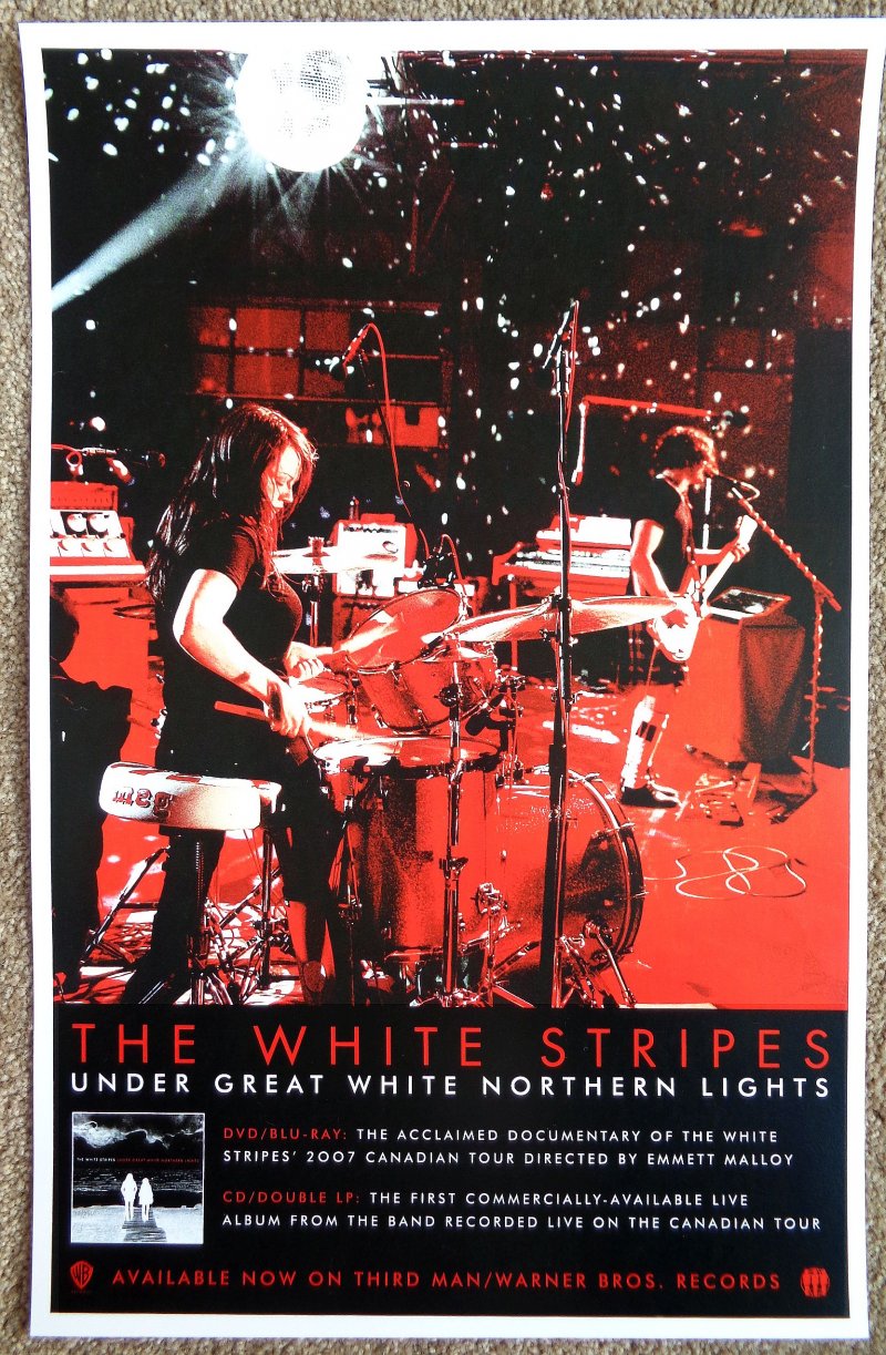 Image 0 of White Stripes THE WHITE STRIPES POSTER Under Great White Northern Lights Album