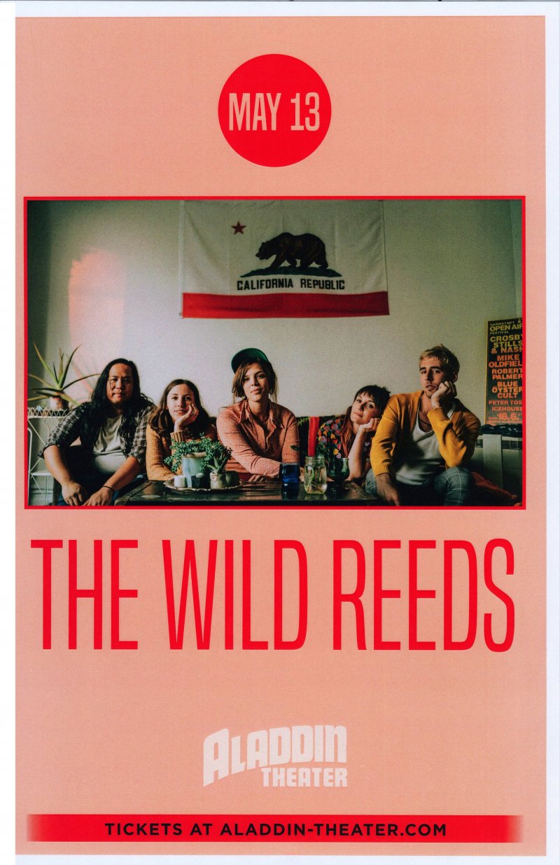 Image 0 of WILD REEDS 2019 Gig POSTER Portland Oregon Concert