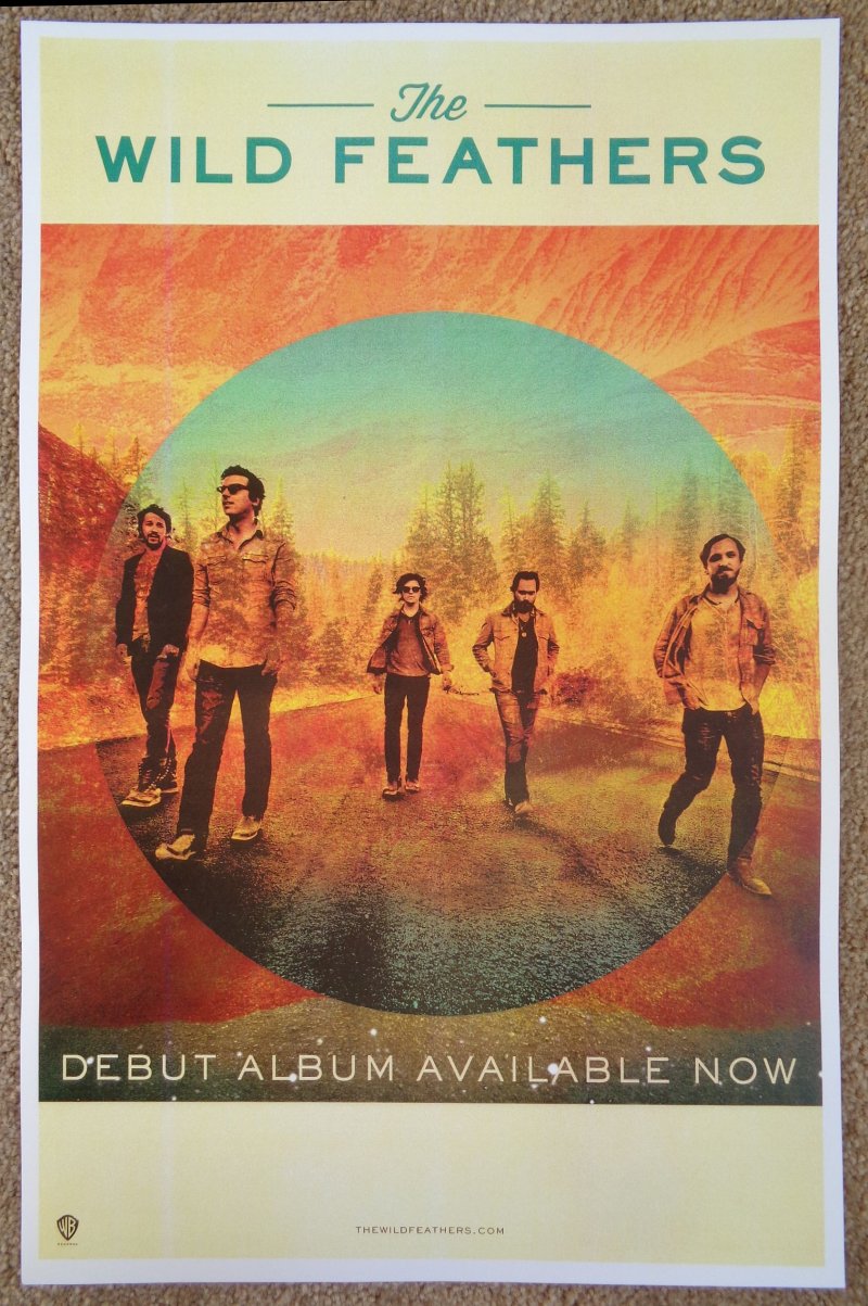 Image 0 of WILD FEATHERS Debut Album POSTER 2-Sided 11x17