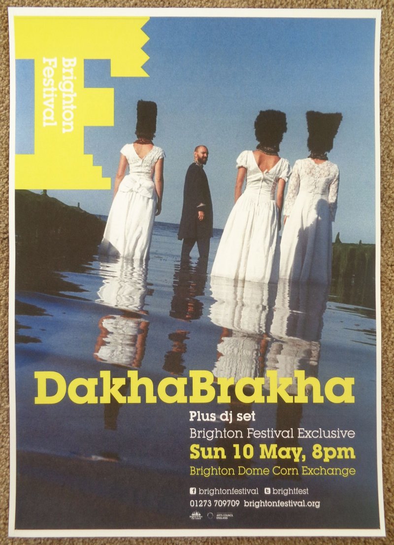 Image 0 of DAKHABRAKHA 2015 Gig POSTER Brighton United Kingdom Concert Ukraine