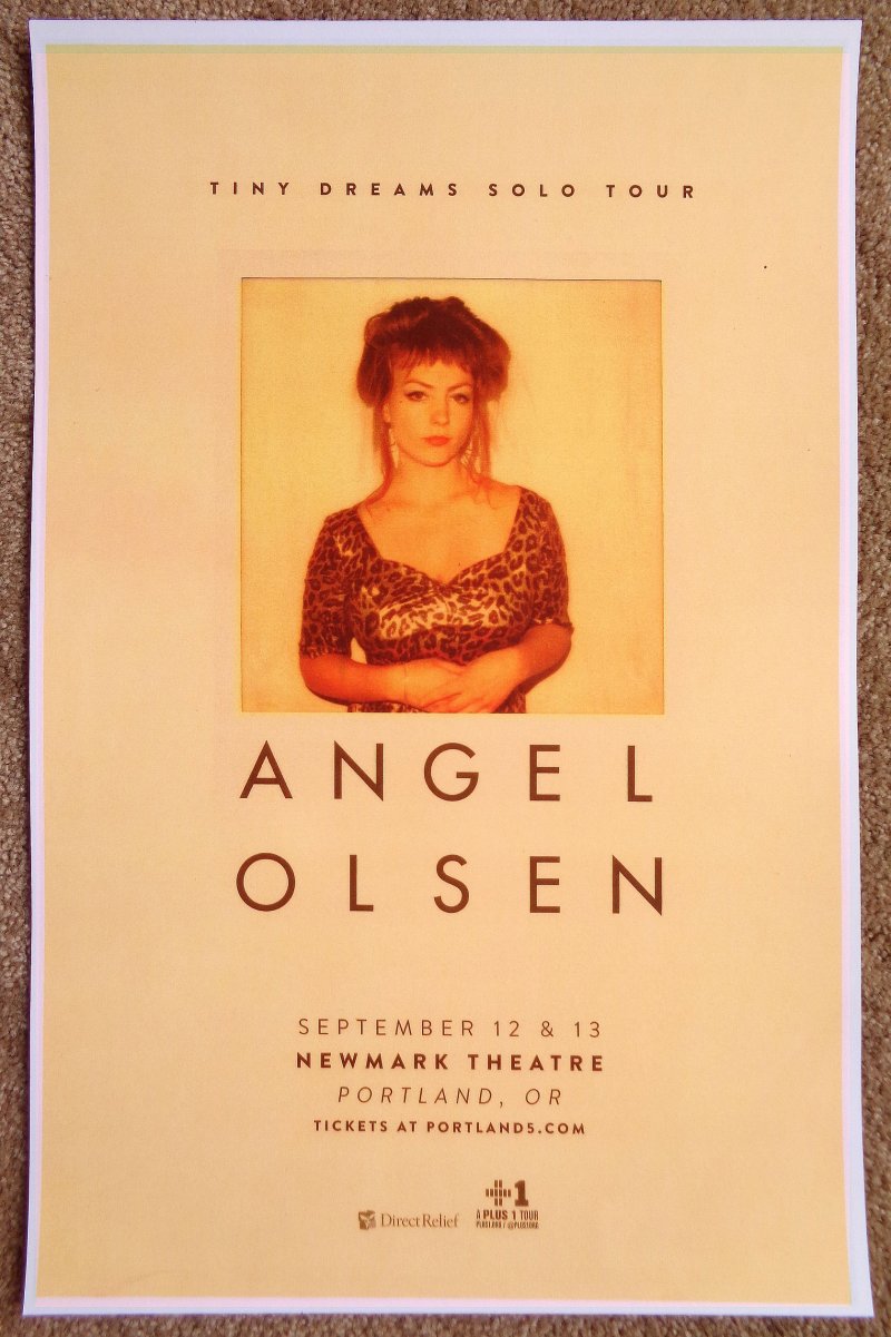 Image 0 of Olsen ANGEL OLSEN 2018 Gig POSTER Portland Oregon Concert