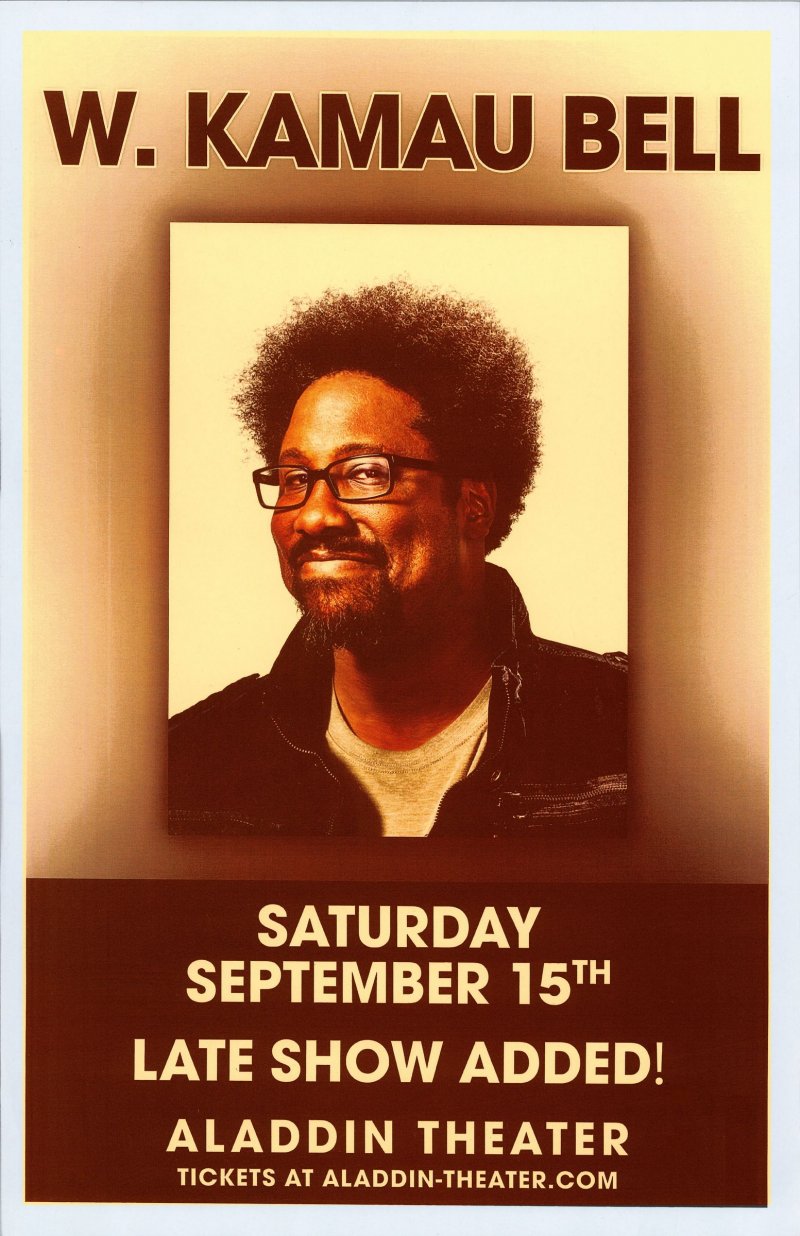 Bell W. KAMAU BELL 2018 POSTER Comedy Gig Portland Oregon